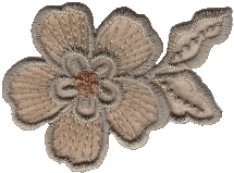 FIORE CHIFFON CON FOGLIE 0590-5346-006
