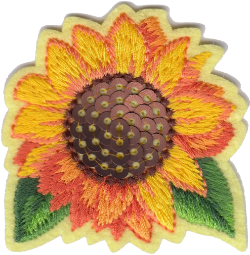 FIORE CON PAILLETTES  D 0950-5498-D00