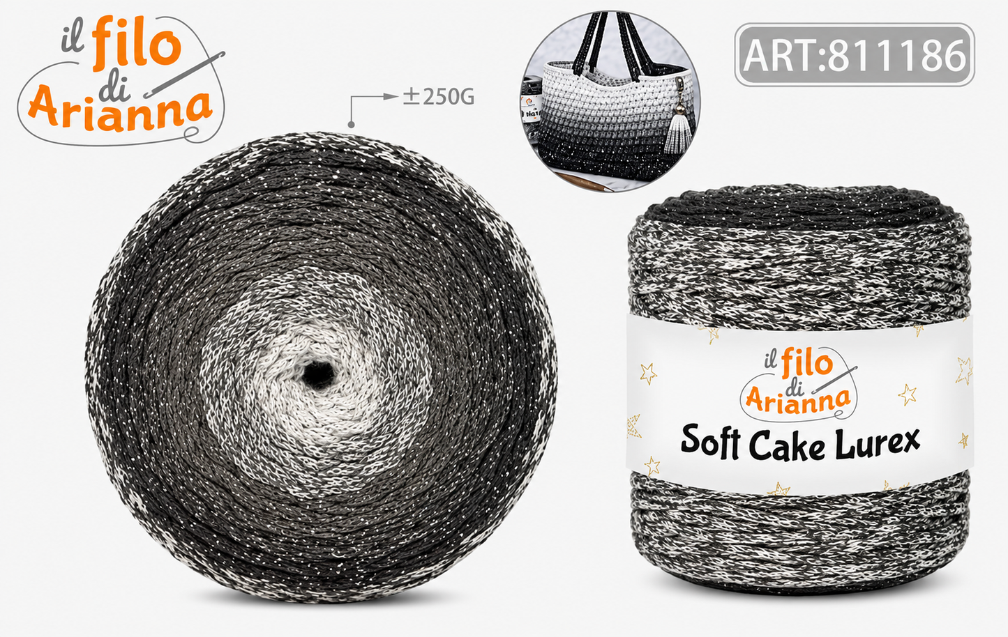 FILATO SOFT CAKE LUREX