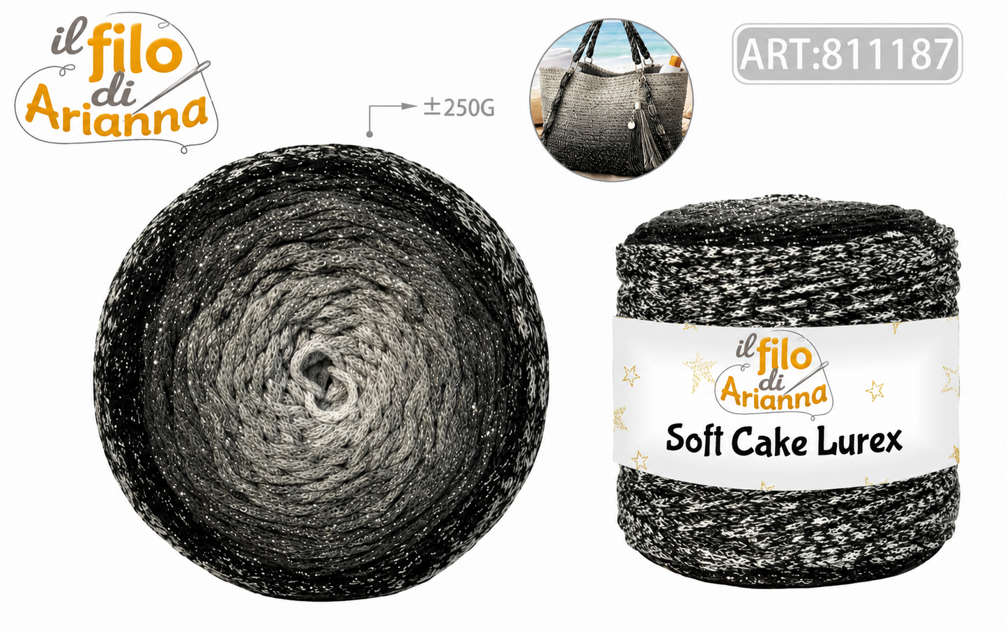 FILATO SOFT CAKE LUREX