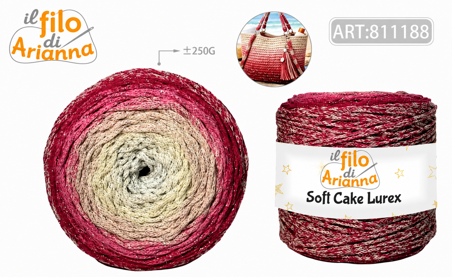FILATO SOFT CAKE LUREX