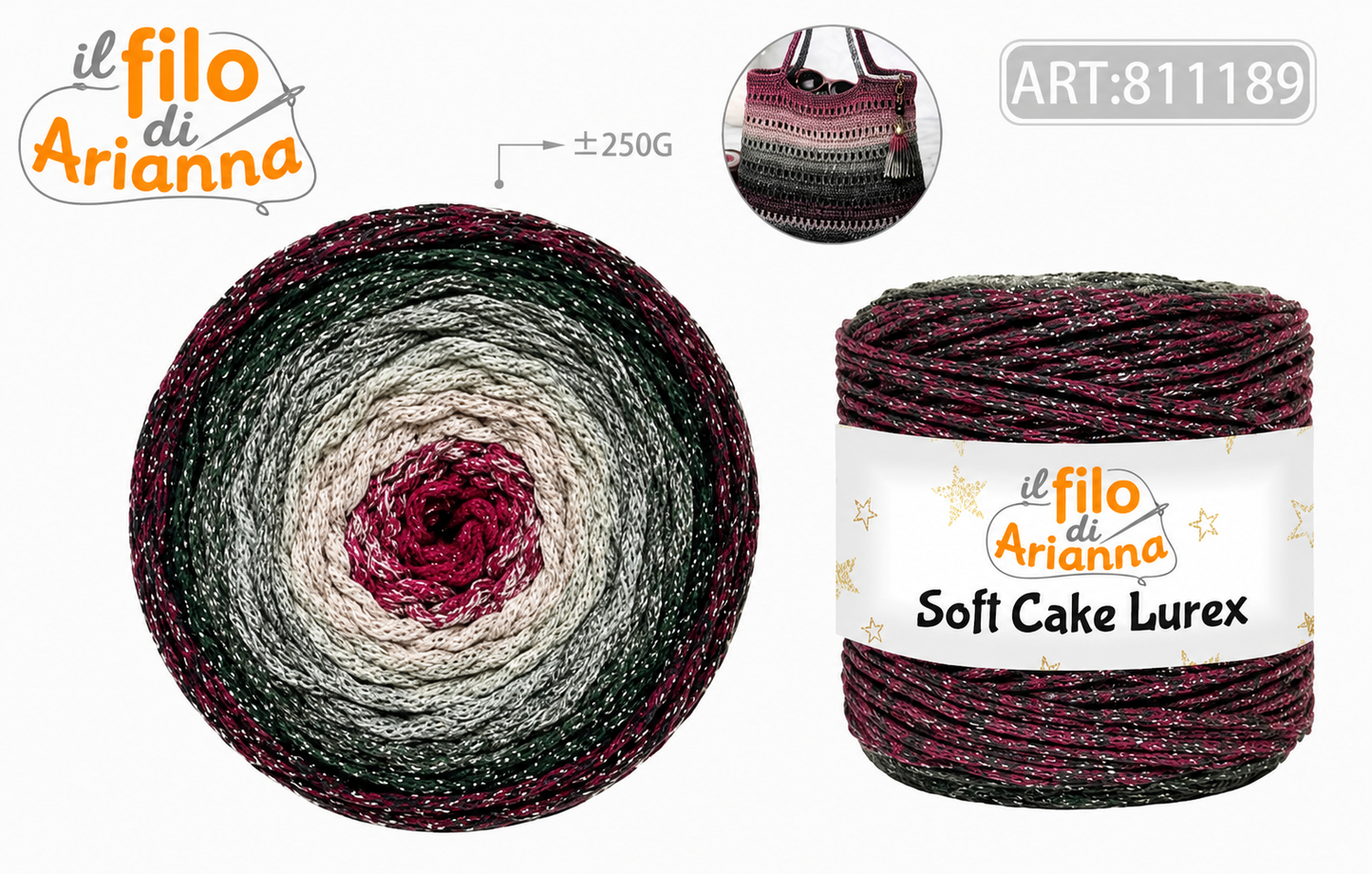 FILATO SOFT CAKE LUREX
