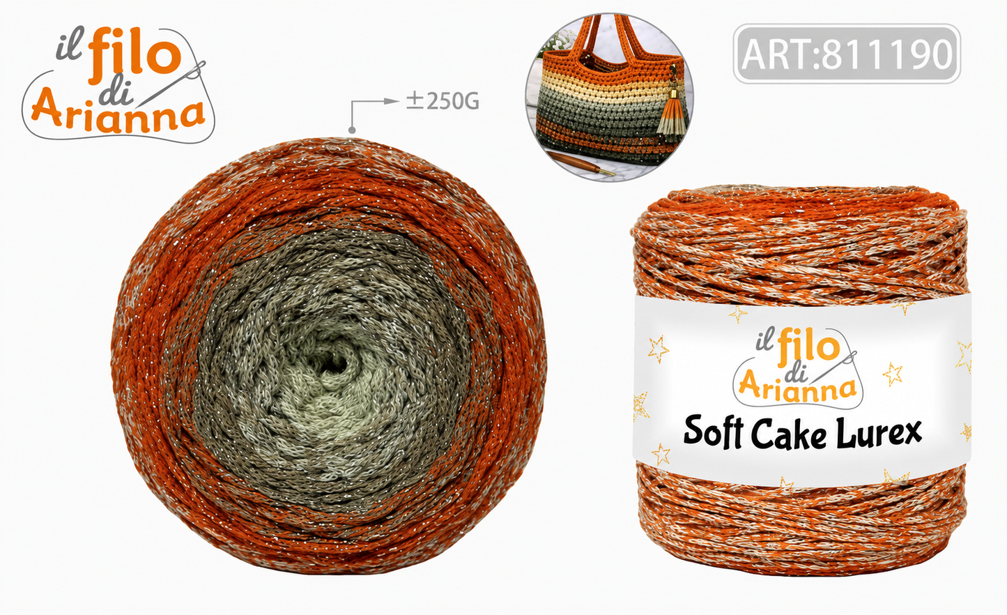 FILATO SOFT CAKE LUREX