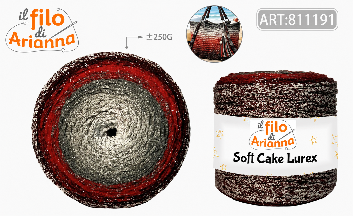 FILATO SOFT CAKE LUREX