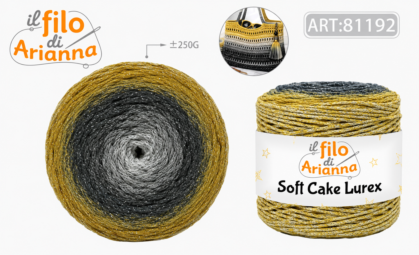 FILATO SOFT CAKE LUREX