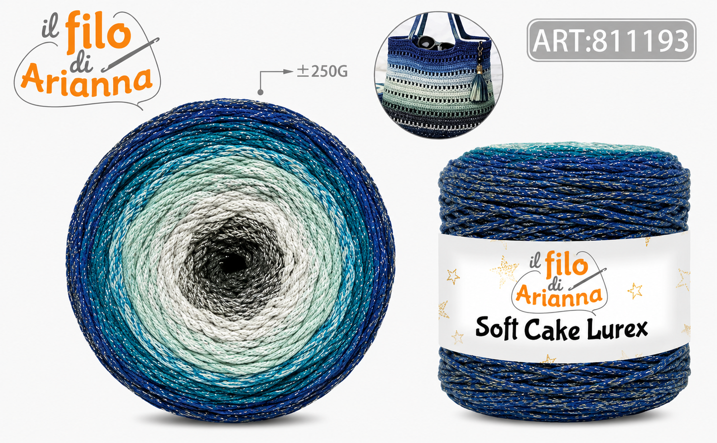 FILATO SOFT CAKE LUREX