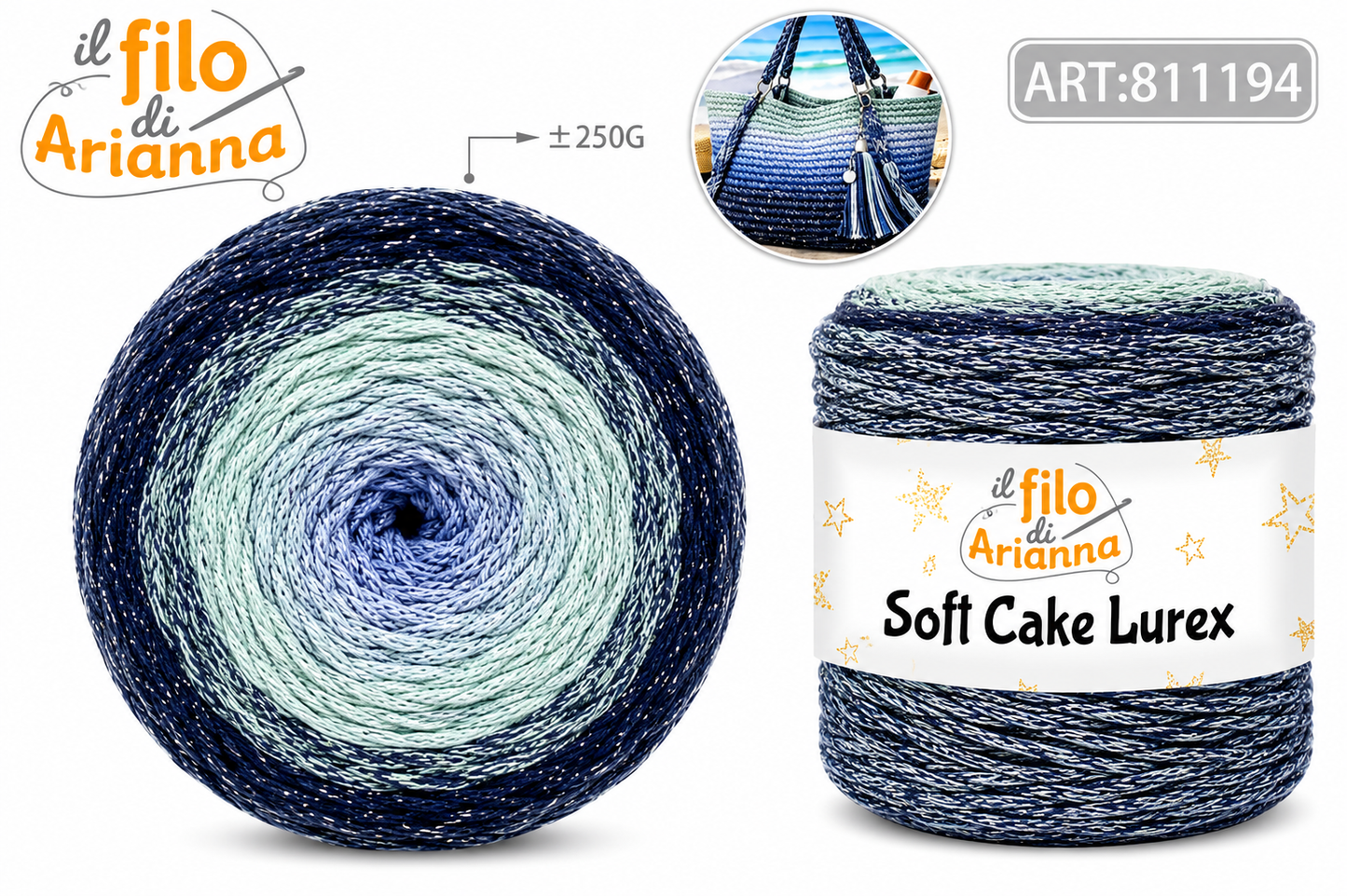 FILATO SOFT CAKE LUREX