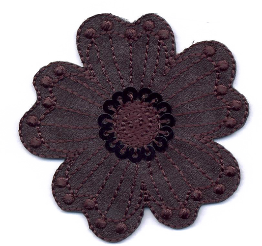 FIORE MEDIO+PAILLETTES VARI COLORI