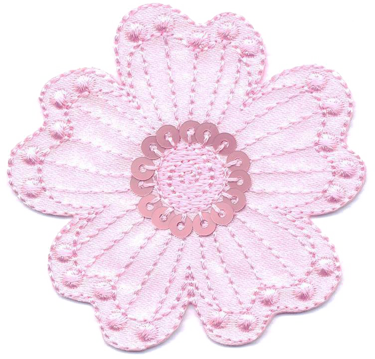 FIORE MEDIO+PAILLETTES VARI COLORI
