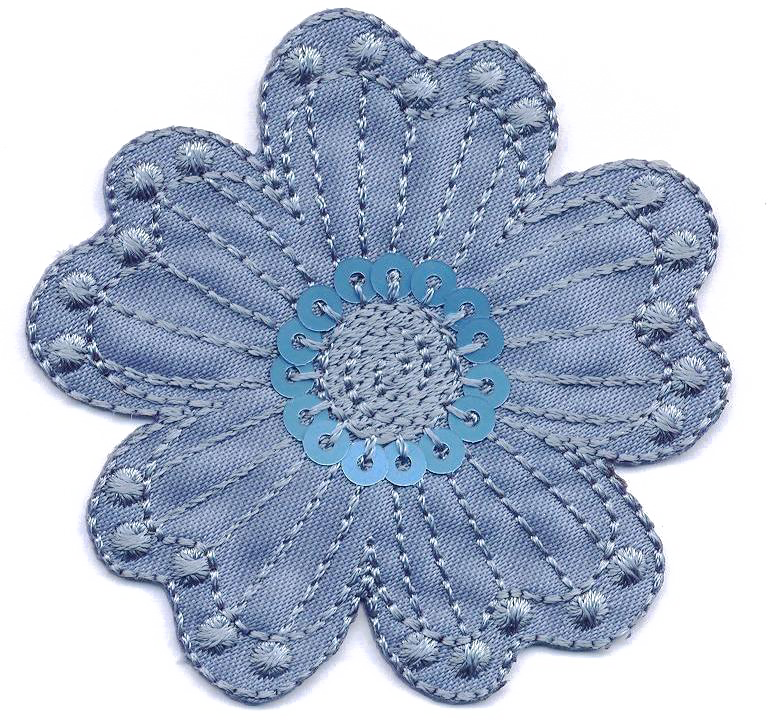 FIORE MEDIO+PAILLETTES VARI COLORI