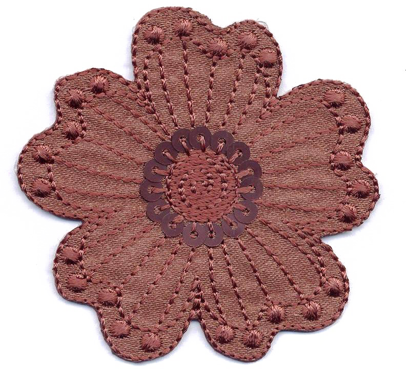 FIORE MEDIO+PAILLETTES VARI COLORI