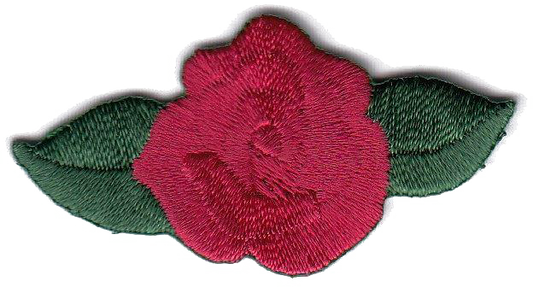 ROSA CON 2 FOGLIE 1886-9719-000