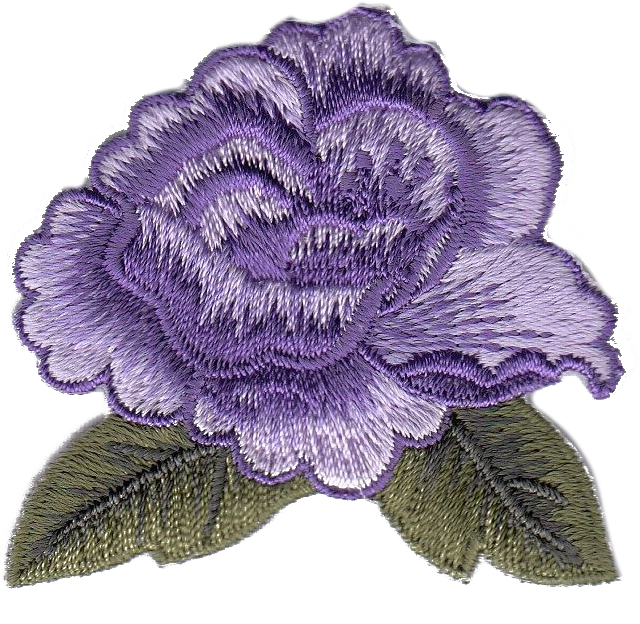 FIORE CON FOGLIE PICCOLO VARI COLORI
