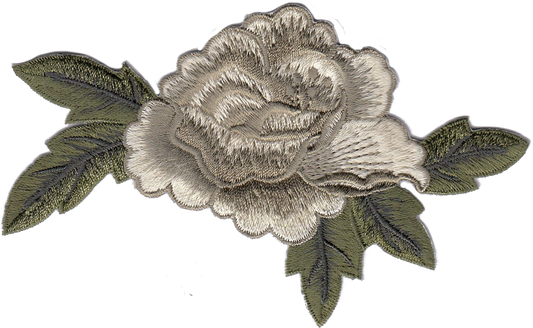 FIORE CON FOGLIE GRANDE VARI COLORI