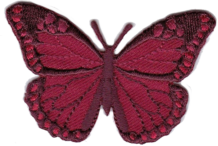 FARFALLA IN TINTA BORDEAUX [F] 2136-9989-F00