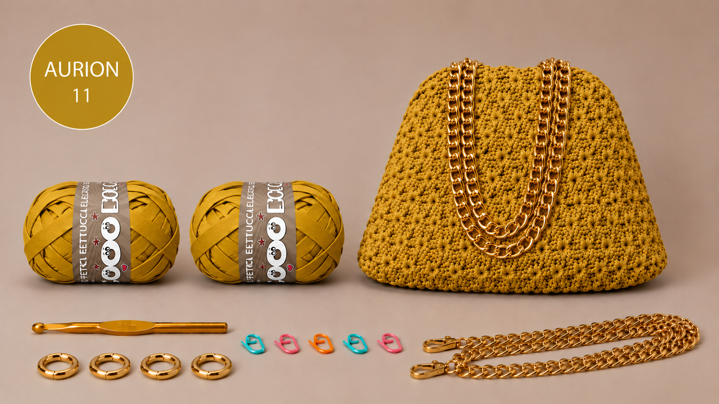 KIT POUCH BAG STELLINA - DI Frainodi Crochet