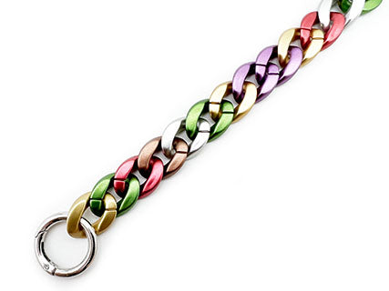 CATENA RESINA 50CM 20mm x 30mm + MOSCHETTONI