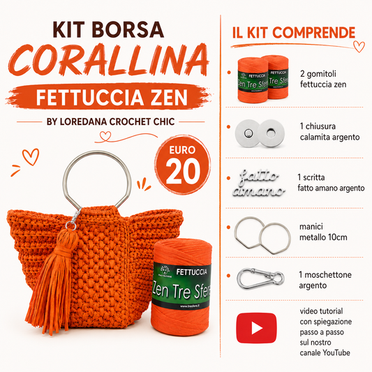 KIT BORSA CORALLINA