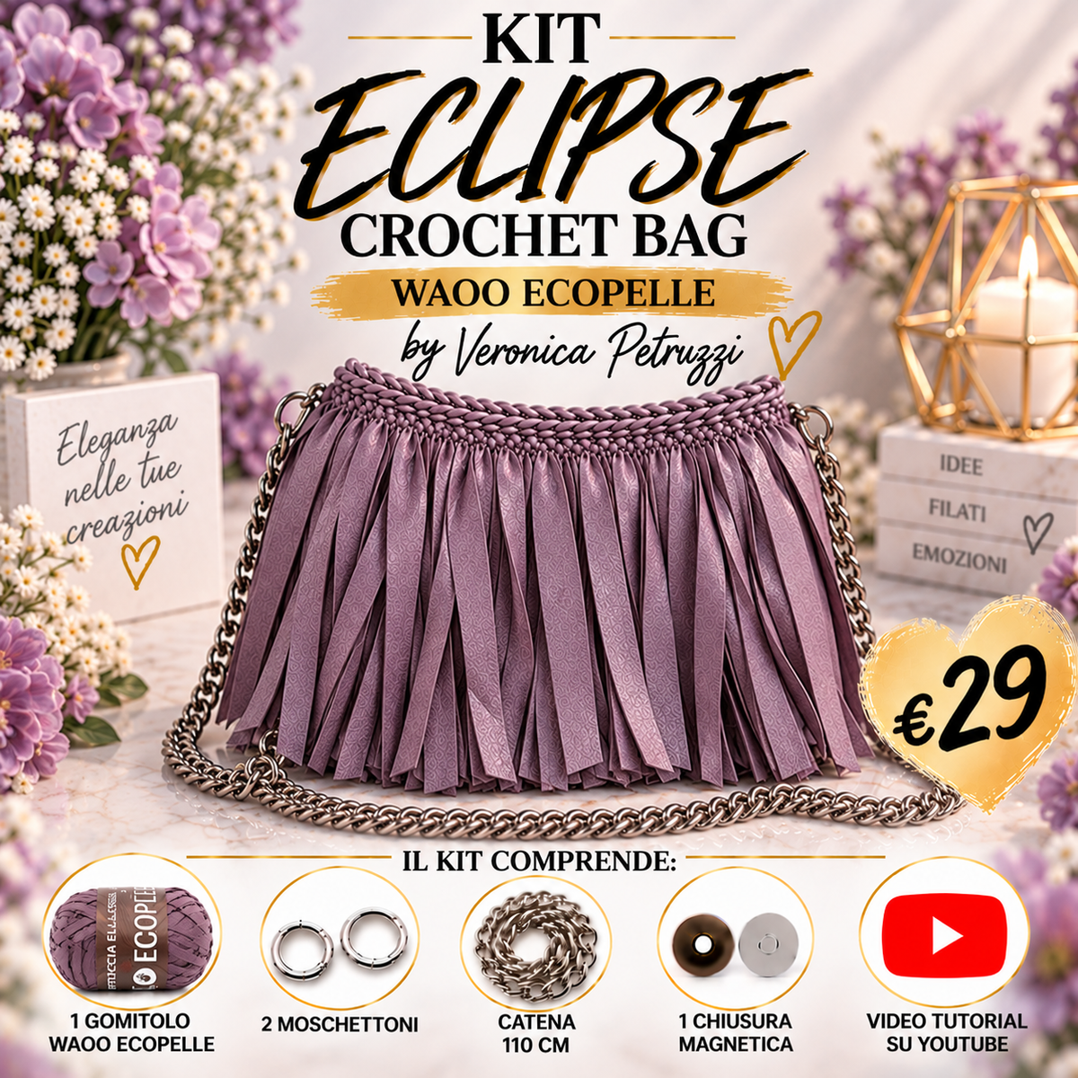 KIT ECLIPSE CROCHET BAG