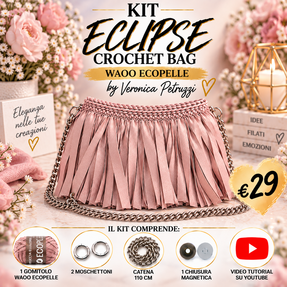 KIT ECLIPSE CROCHET BAG