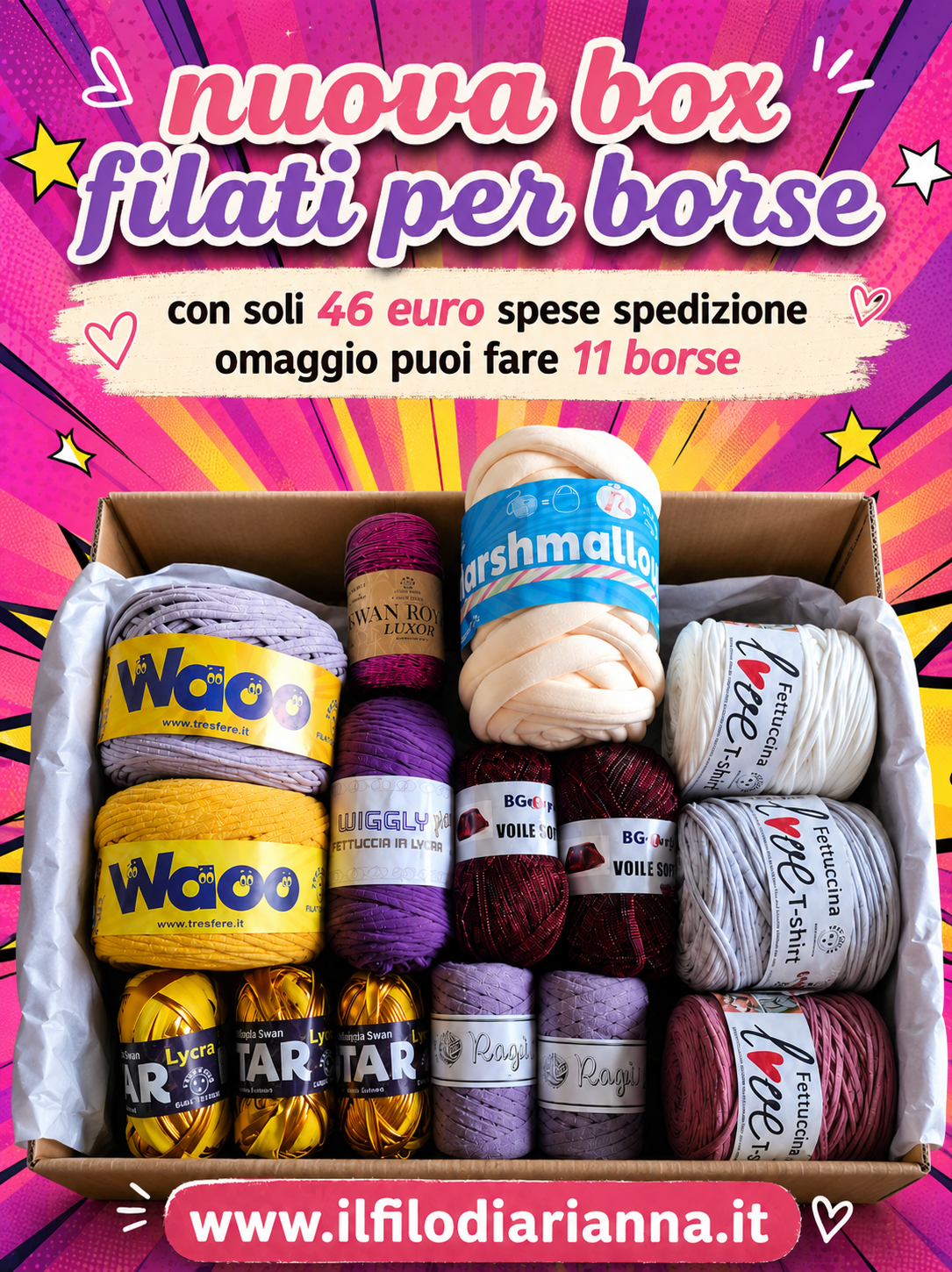 BOX FILATI BORSE