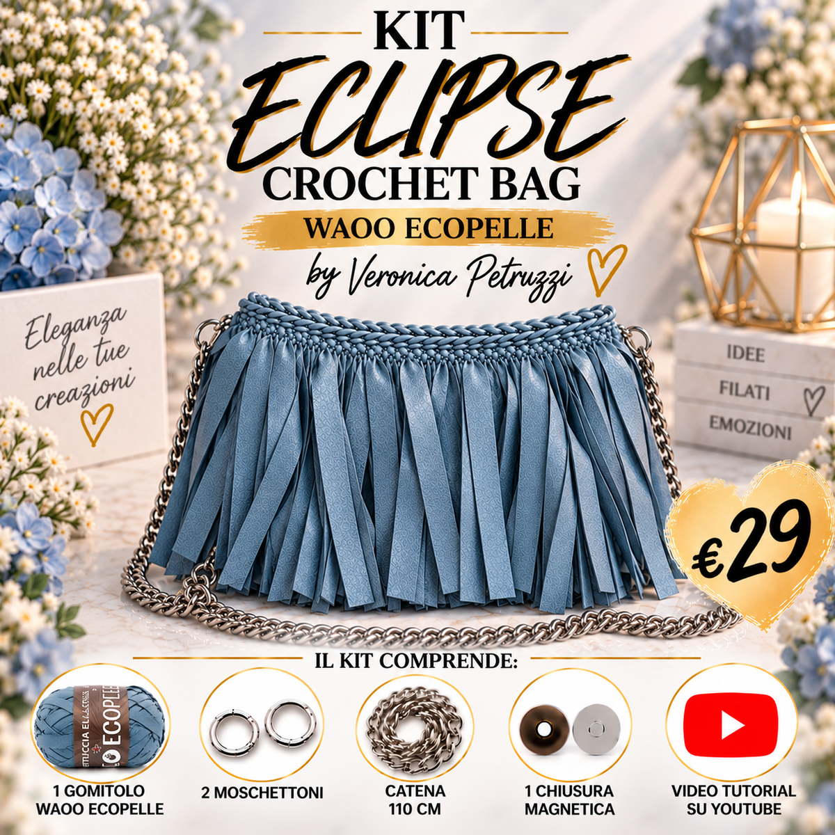 KIT ECLIPSE CROCHET BAG