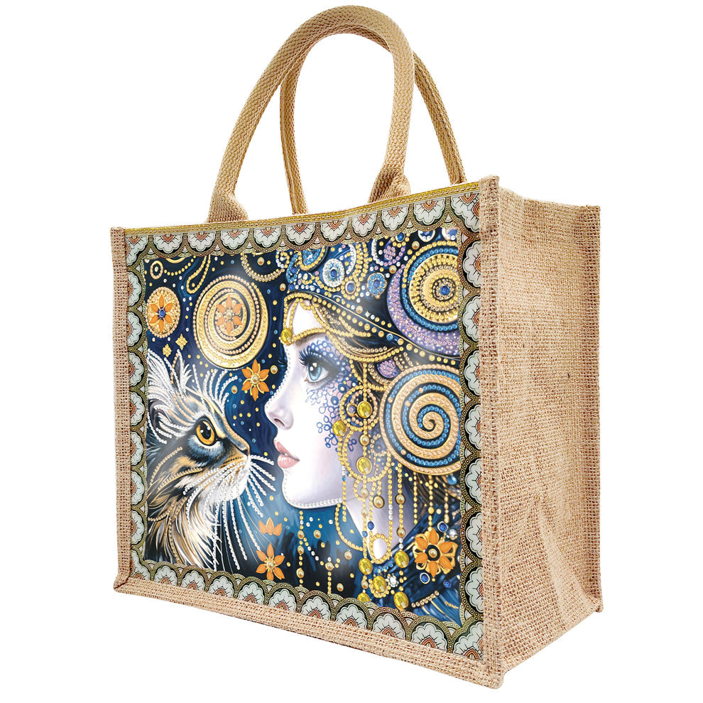 BORSA IN JUTA DIAMOND PAINTING
