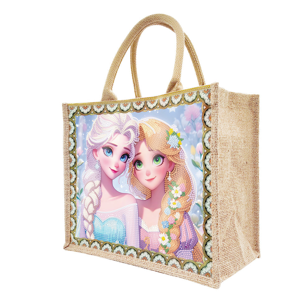 BORSA IN JUTA DIAMOND PAINTING