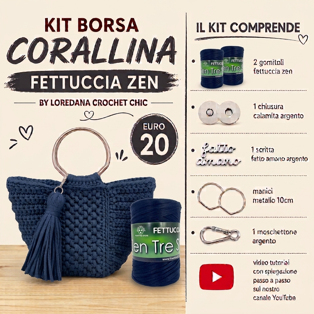 KIT BORSA CORALLINA
