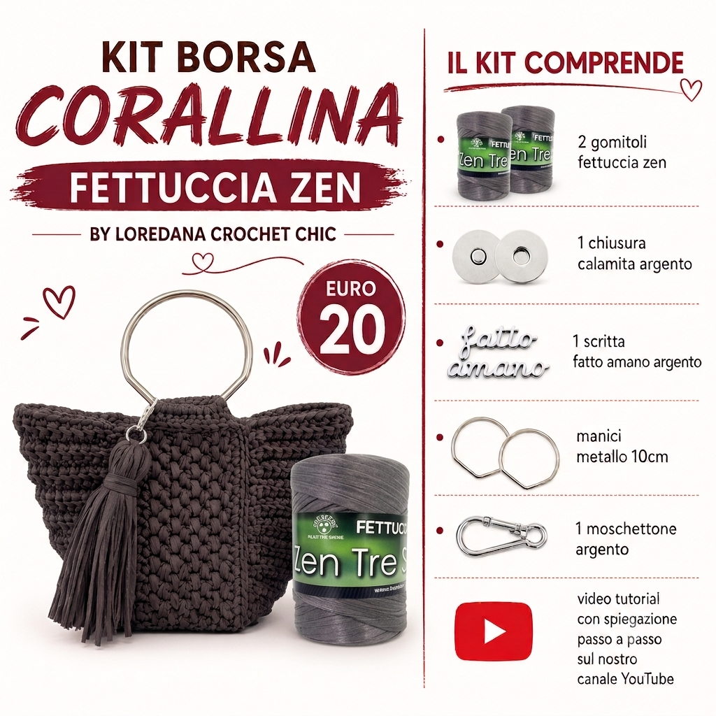 KIT BORSA CORALLINA