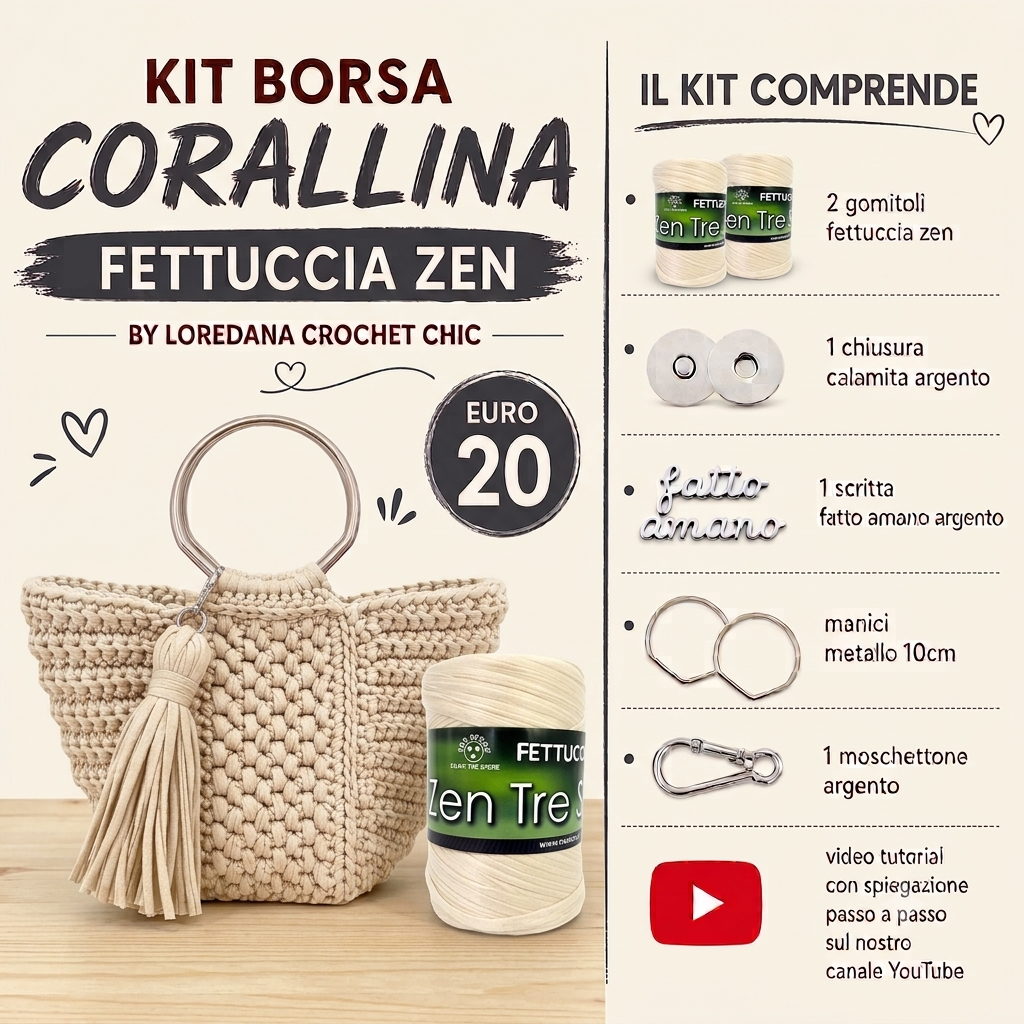 KIT BORSA CORALLINA