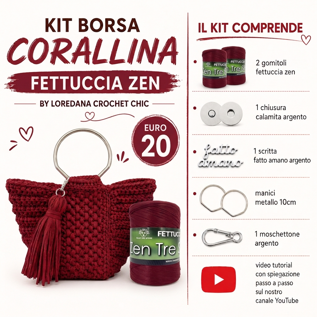 KIT BORSA CORALLINA
