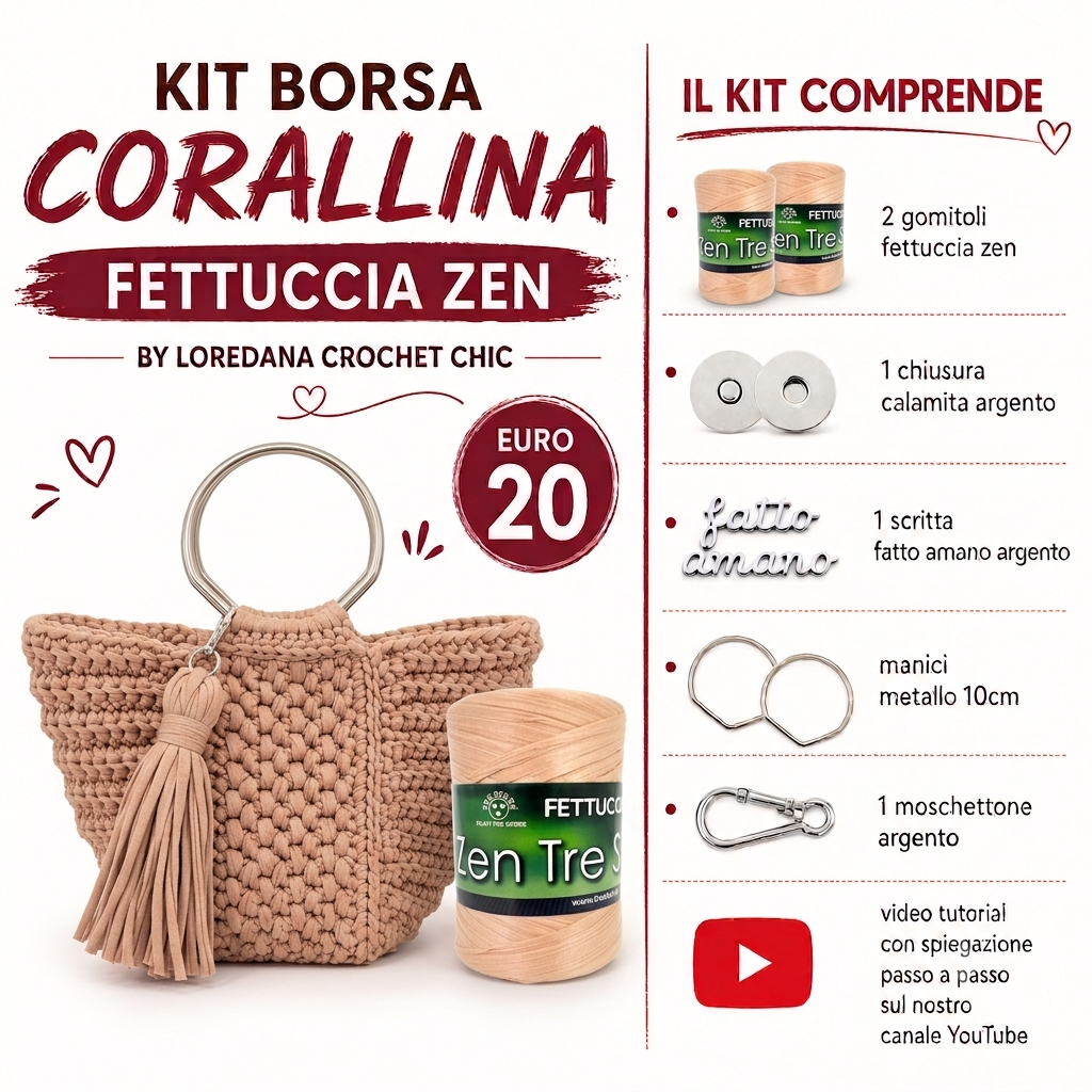 KIT BORSA CORALLINA