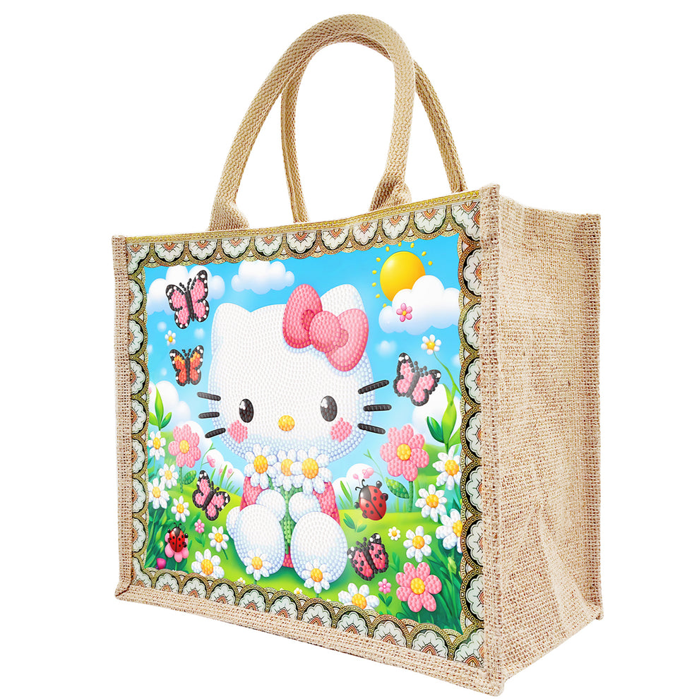 BORSA IN JUTA DIAMOND PAINTING