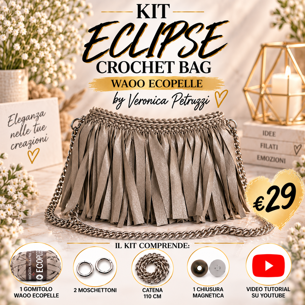 KIT ECLIPSE CROCHET BAG