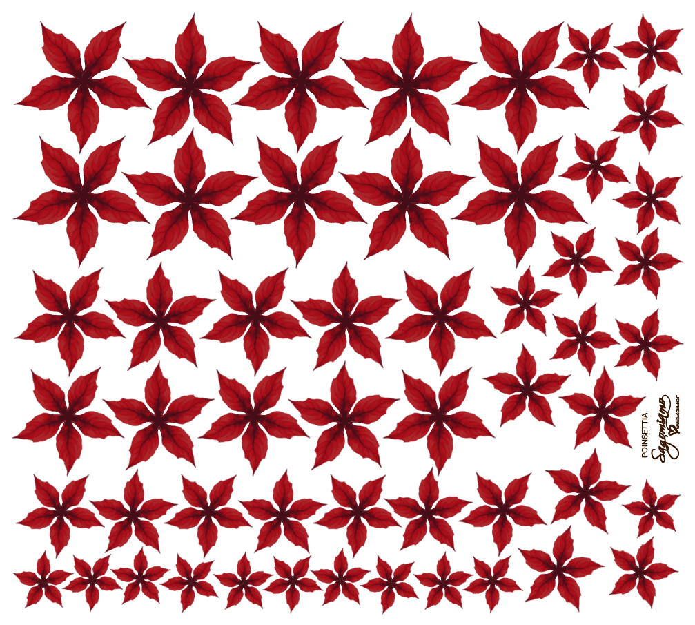 PANNELLO STELLE DI NATALE 45X50 PAN 02
