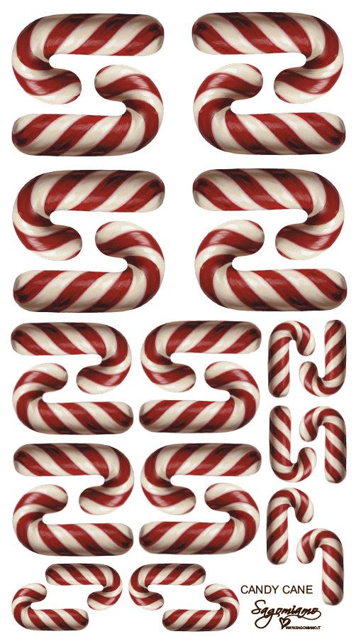 PANNELLO CANDY CANE 25X45 PAN 07