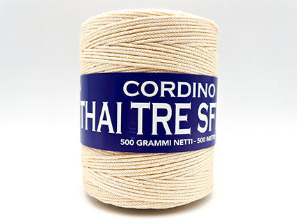 Thai Cotton 3 Pezzi Nastro In Cotone Ecologico Per Uncinetto – Morbido E Resistente Per Cestini, Borse E Accessori Fai-da-te (Arancio 702)