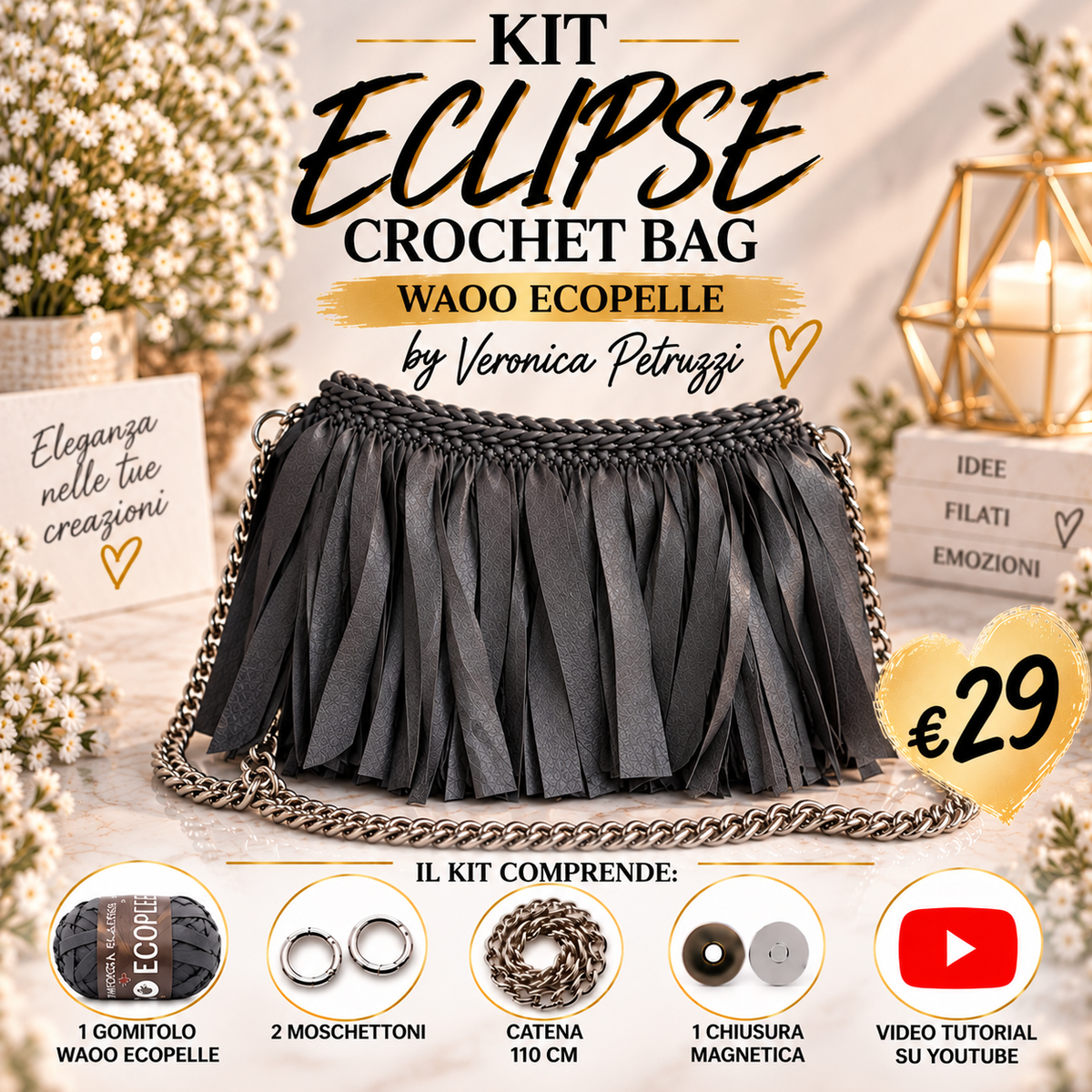 KIT ECLIPSE CROCHET BAG