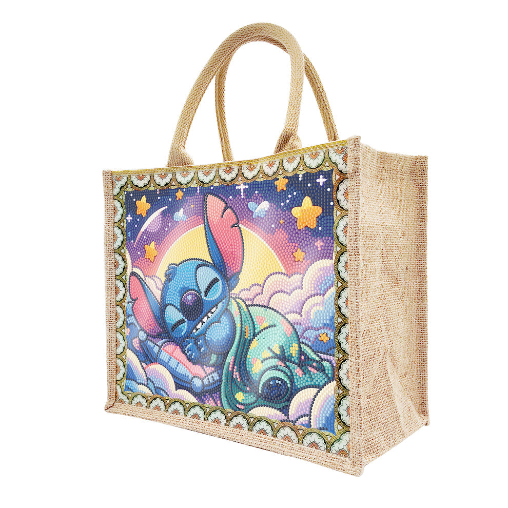 BORSA IN JUTA DIAMOND PAINTING