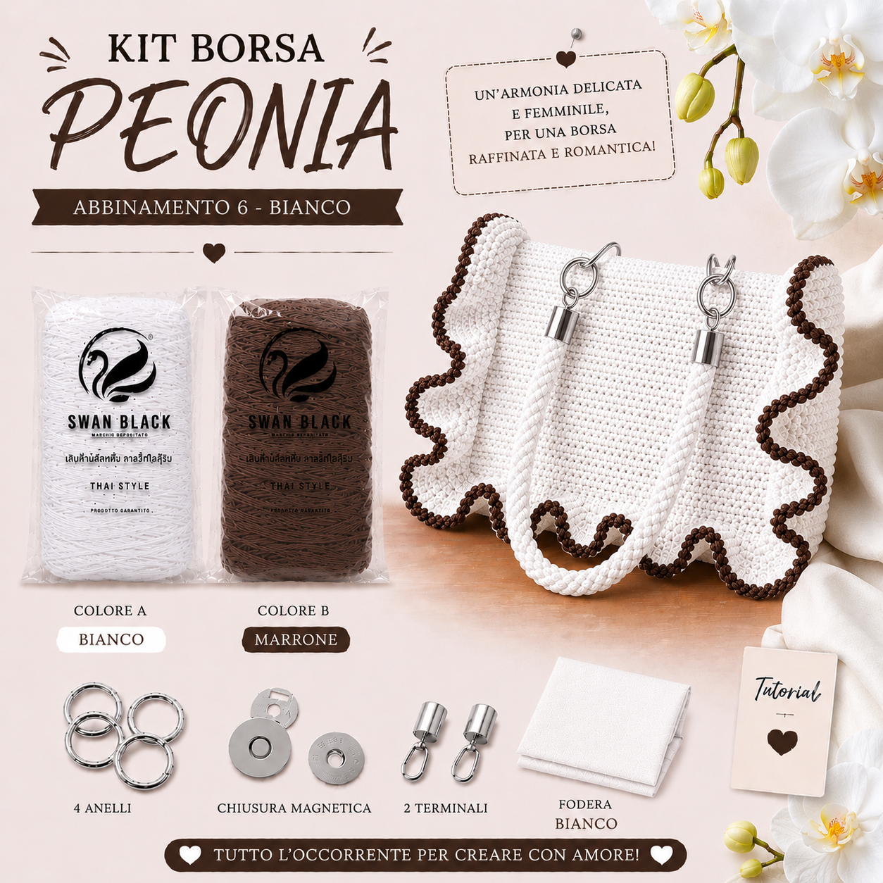 KIT BORSA PEONIA