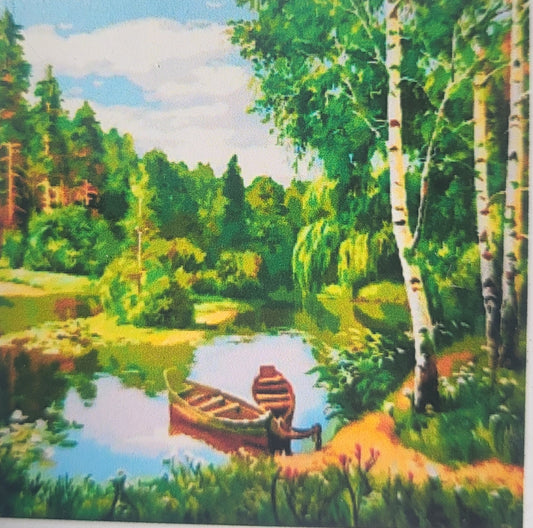 TELE 20x20 (tela colorata, disegno centrale a diamantini)
