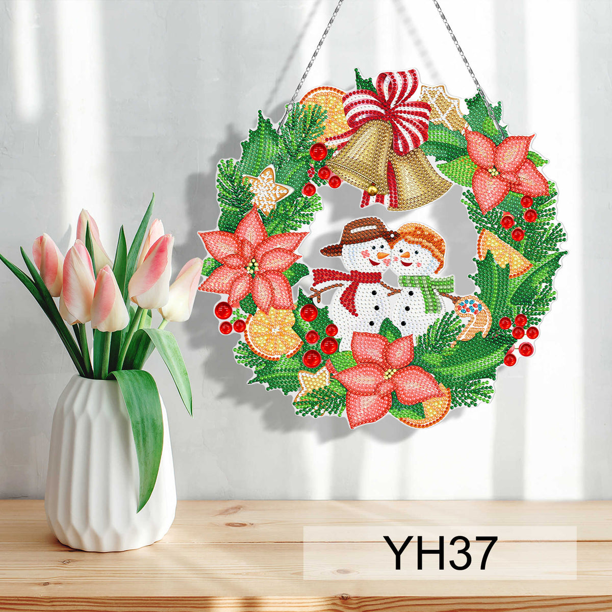 GHIRLANDE E ALBERI DI NATALE IN PLEXIGLASS DIAMOND PAINTING