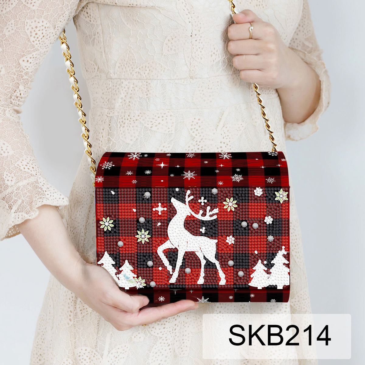 BORSA IN LEGNO DIAMOND PAINTING