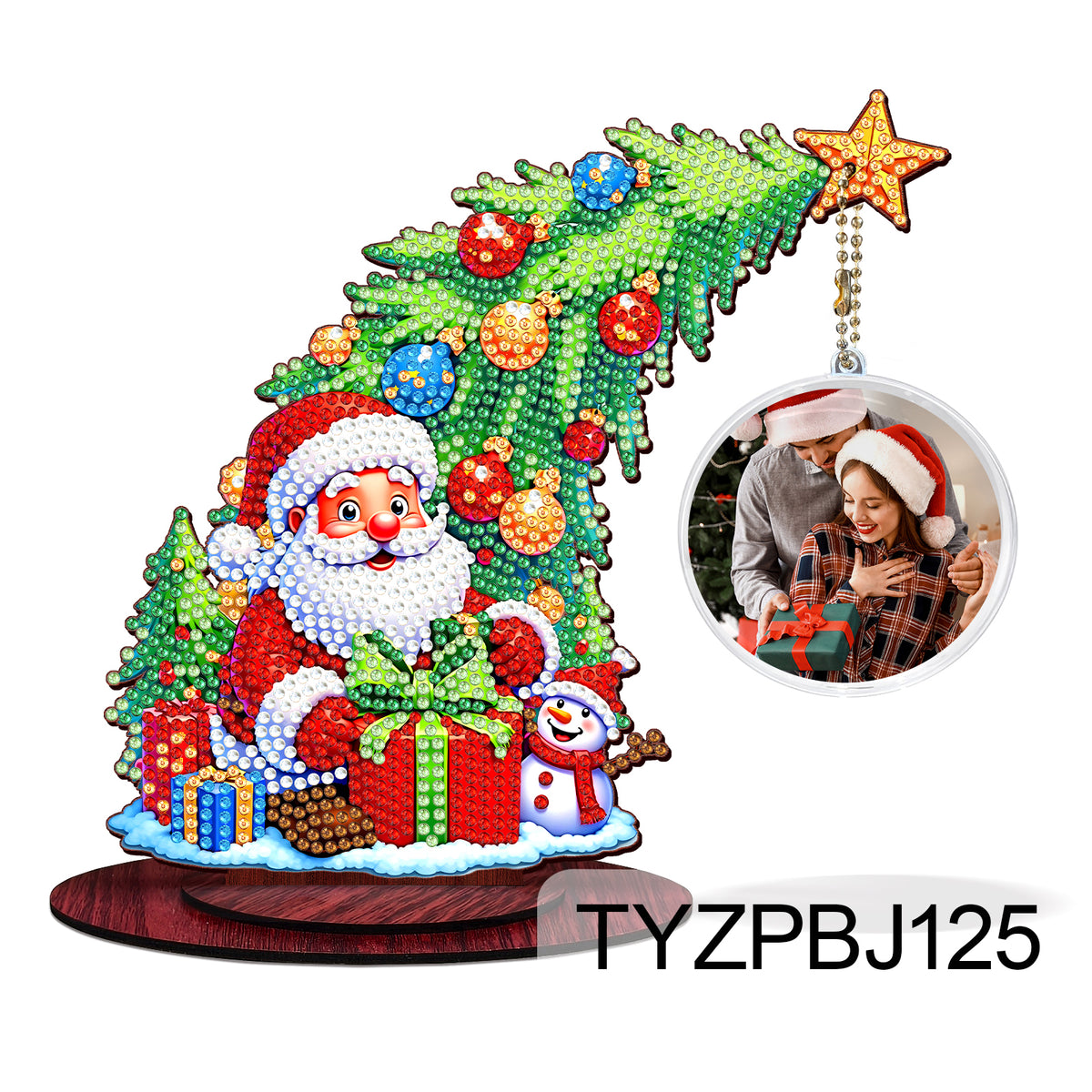 ALBERO STORTO CON FOTO DIAMOND PAINTING