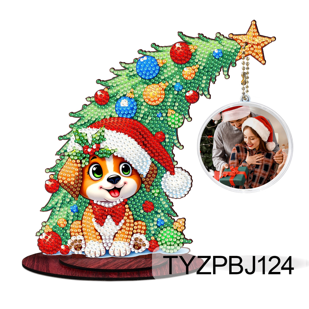 ALBERO STORTO CON FOTO DIAMOND PAINTING