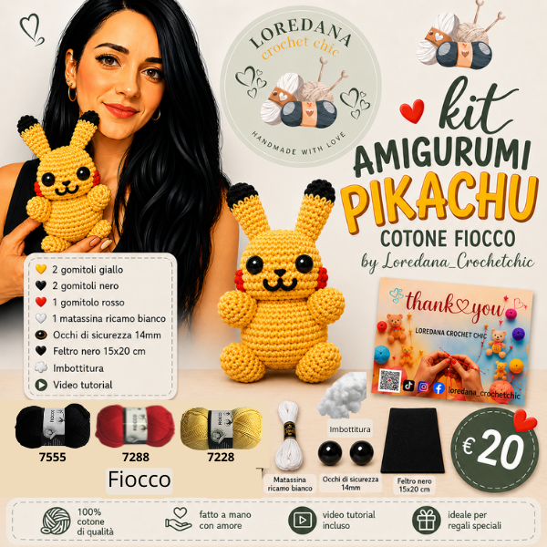 KIT AMIGURUMI by Loredana_Crochetchic