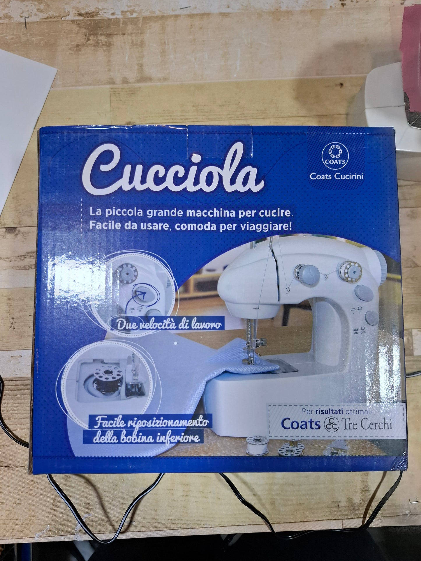 MINI MACCHINA DA CUCIRE CUCCIOLA