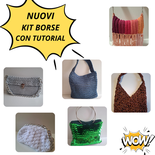 KIT BORSE ALL'UNCINETTO